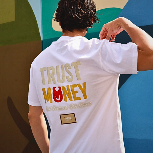 No Love, Only Money Tee White