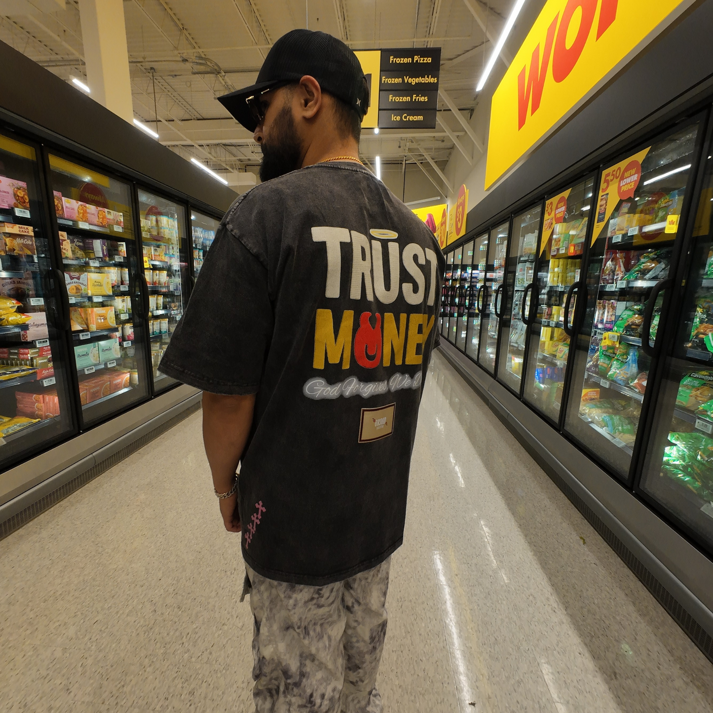 F*CK LOVE” x “TRUST MONEY” Heavyweight Tee – Okaan Collective