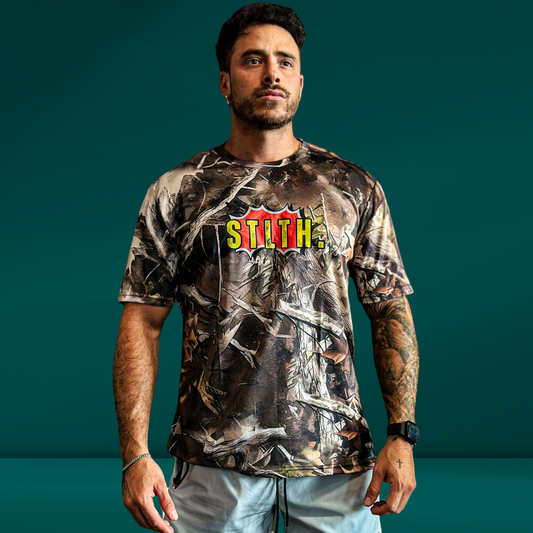STLTH. by Okaan Collective camo tee